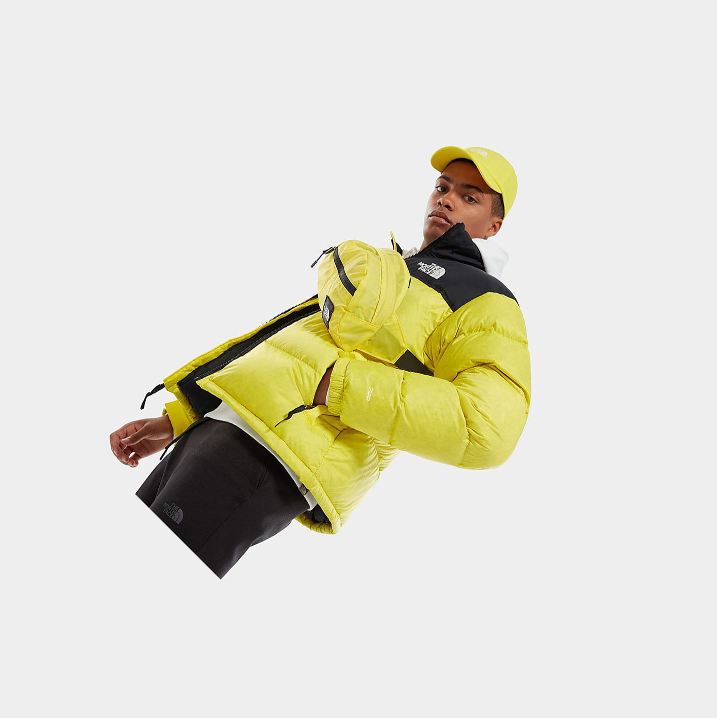 Men's The North Face 1996 Retro Nuptse Packable Insulated Jackets Lemon | US329ODSV