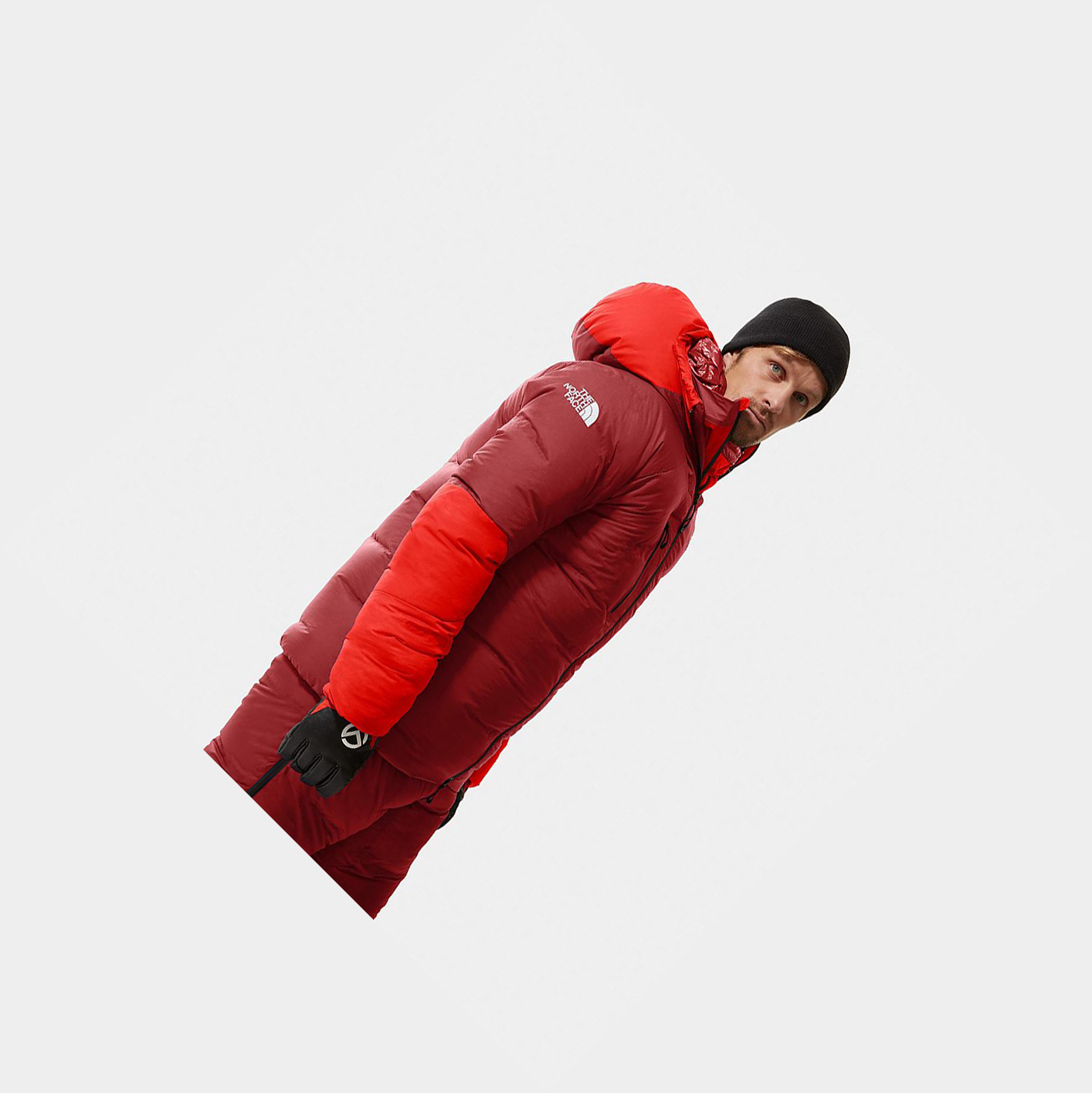 Men's The North Face AMK L6 1000-FILL CLOUD DOWN Down Jackets Red | US712RKOF