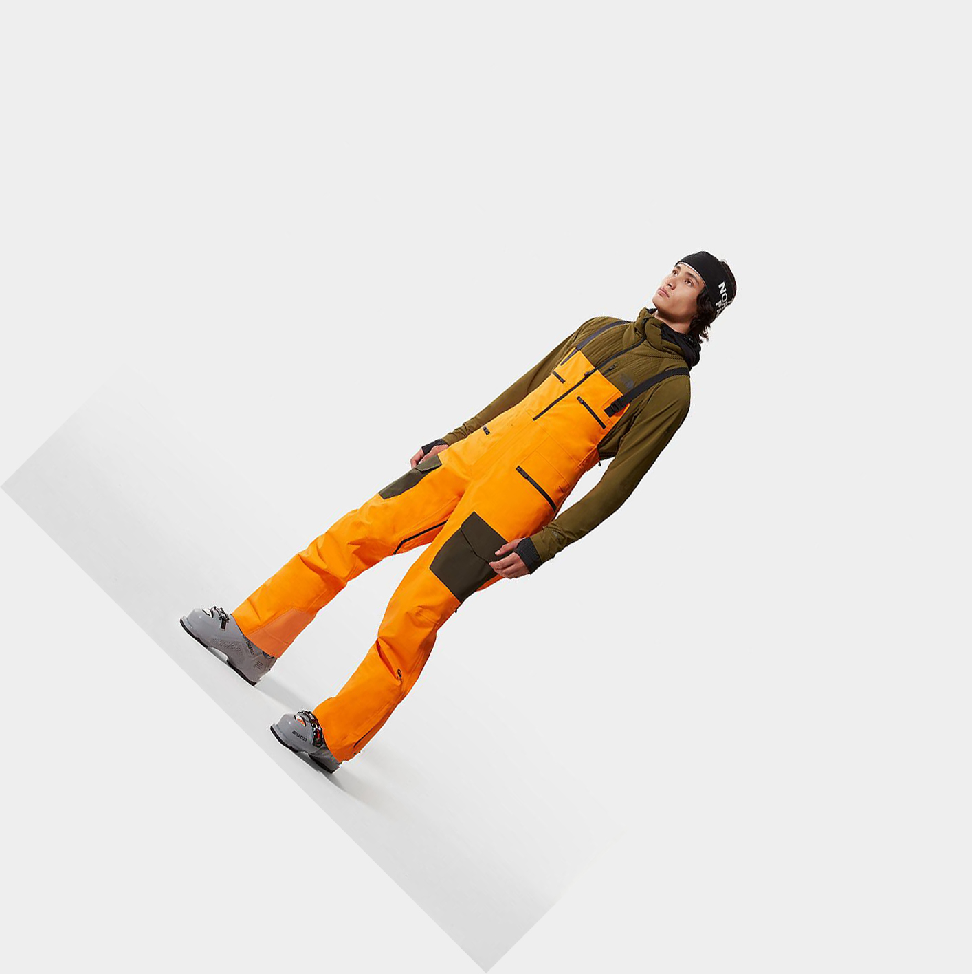 Men's The North Face A-CAD FUTURELIGHT™ Bib Pants Yellow | US372DSYN
