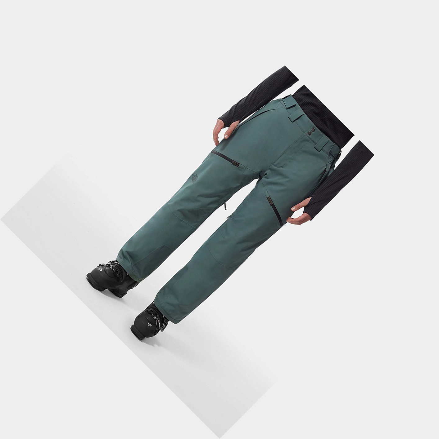 Men\'s The North Face Chakal Ski Pants Green | US583DCFX