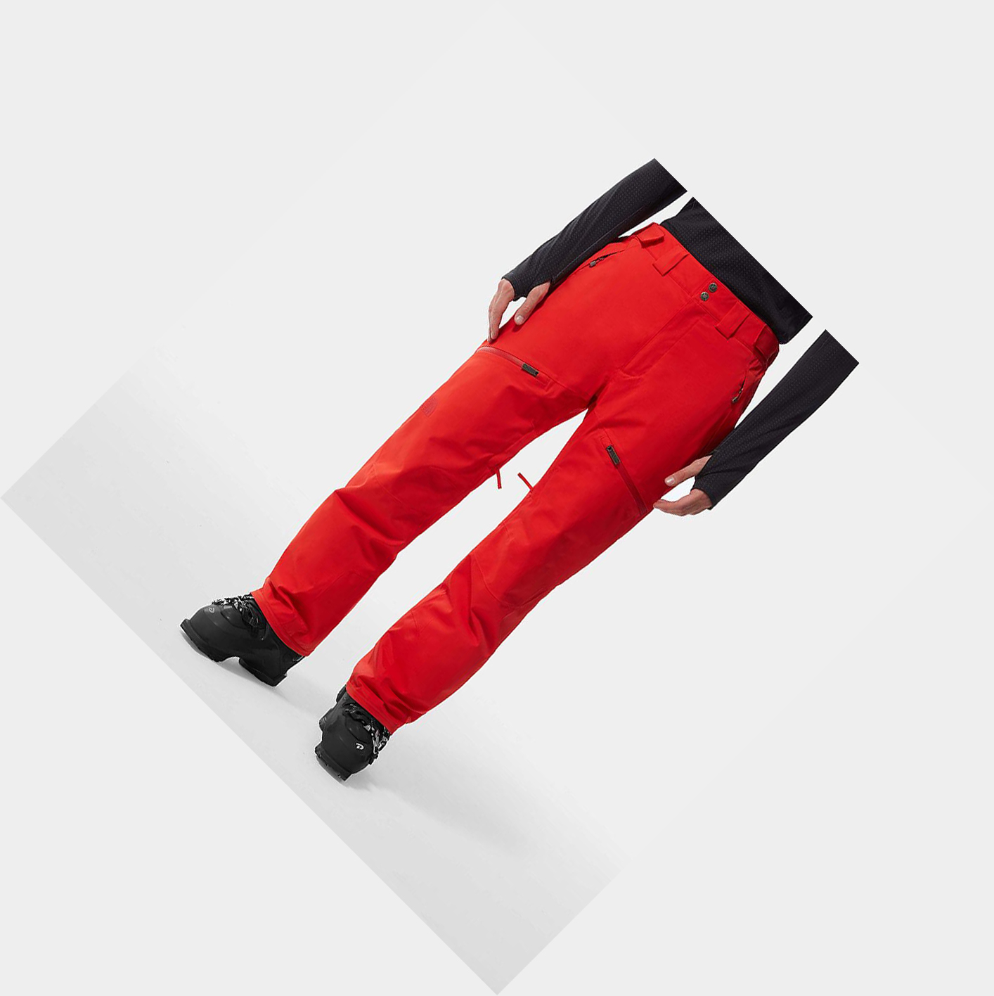 Men\'s The North Face Chakal Ski Pants Red | US086BGRT