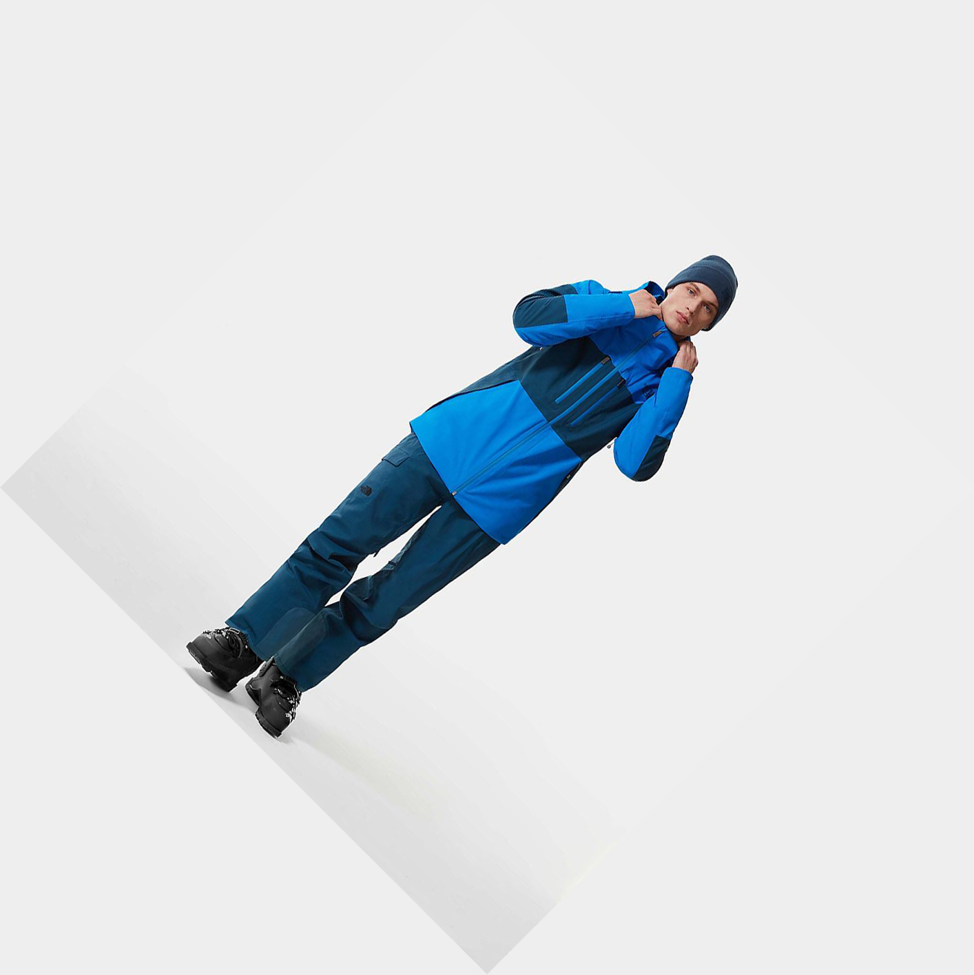 Men's The North Face Chakal Waterproof Jackets Blue | US724IRHD