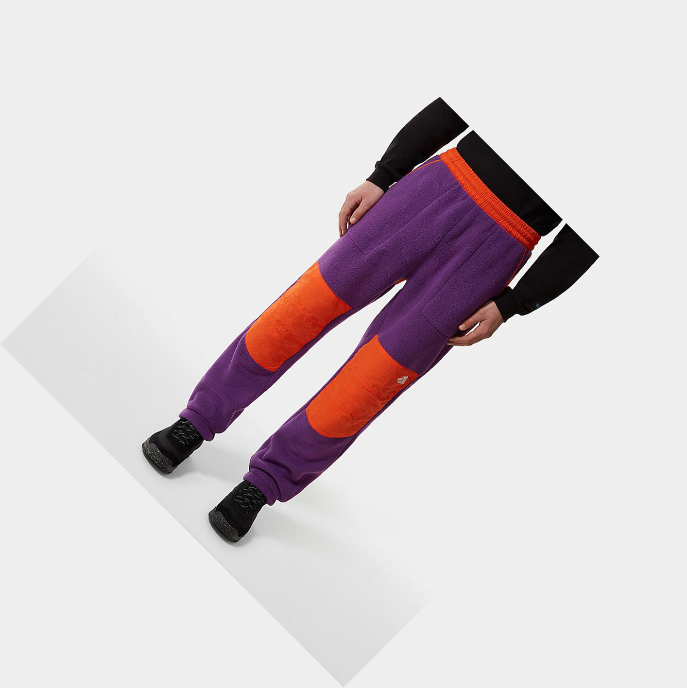 Men's The North Face Denali Pants Red Purple Orange | US540YMFJ
