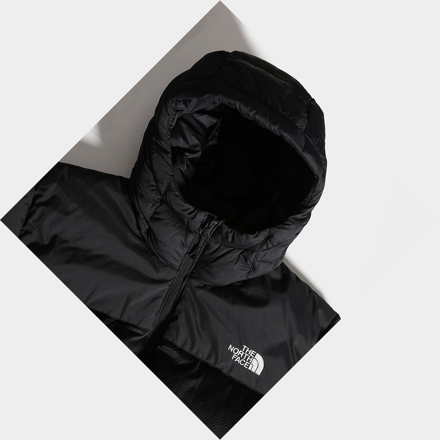 Men's The North Face Diablo Hooded Insulated Jackets Black | US173IEVY