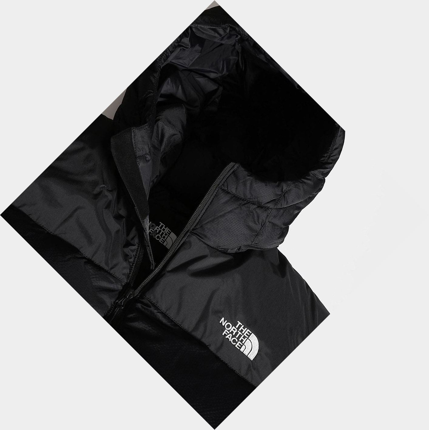 Men's The North Face Diablo Hooded Insulated Jackets Black | US173IEVY