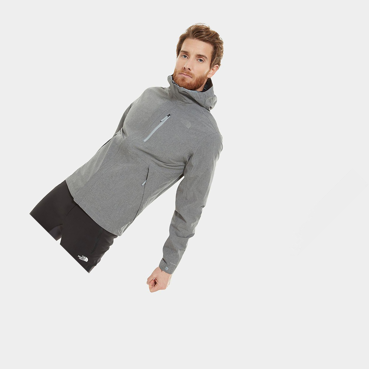 Men\'s The North Face Dryzzle FUTURELIGHT™ Waterproof Jackets Grey | US578FZKS