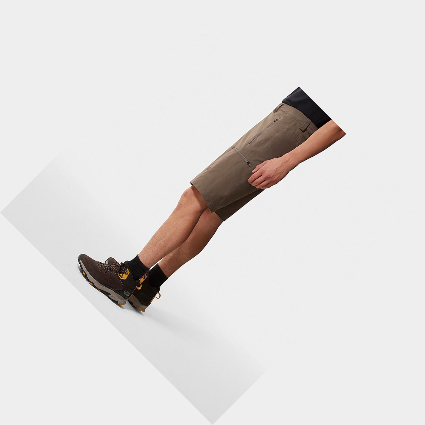 Men's The North Face Exploration Shorts Brown | US935UEVR