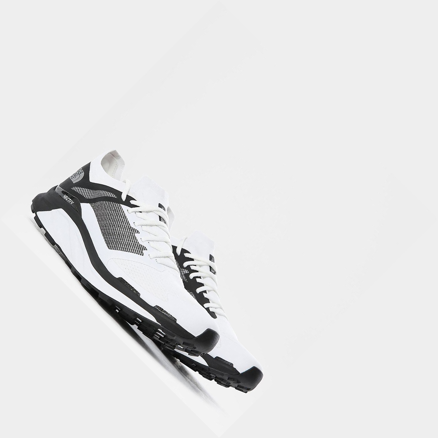 Men's The North Face FLIGHT SERIES™ VECTIV Trail Running Shoes White Black | US649GELA