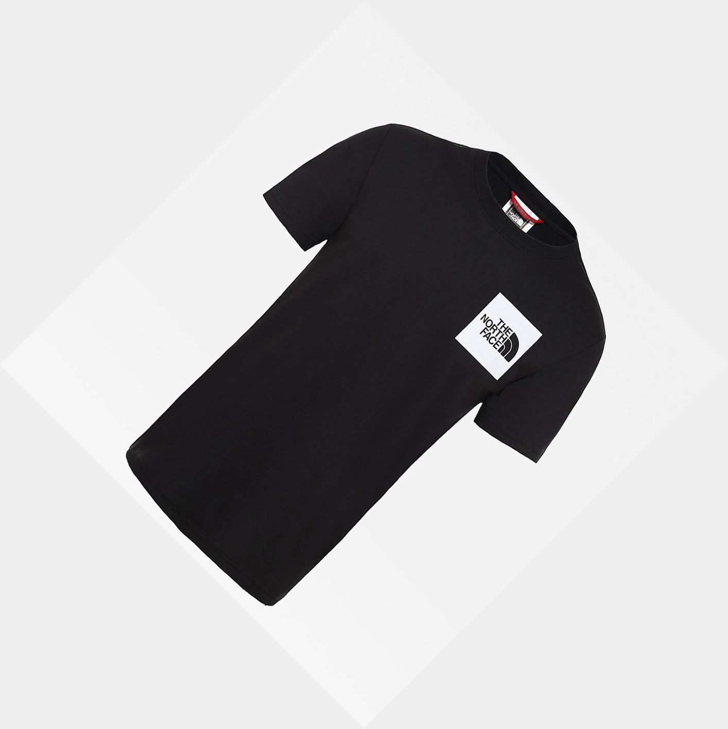 Men's The North Face Fine T Shirts Black | US870BVOW