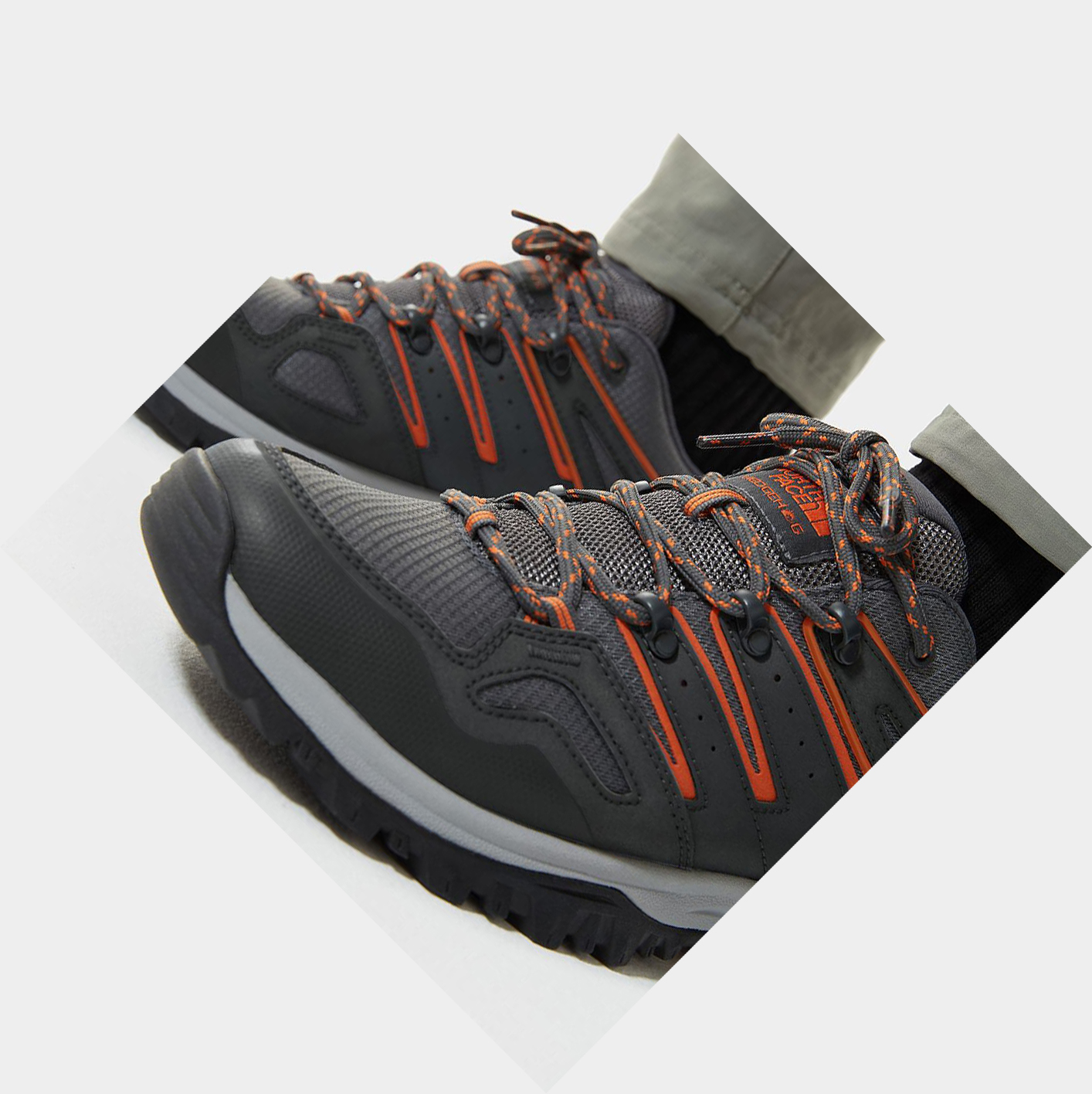 Men's The North Face HEDGEHOG FUTURELIGHT™ Hiking Shoes Grey Black | US940KSUW