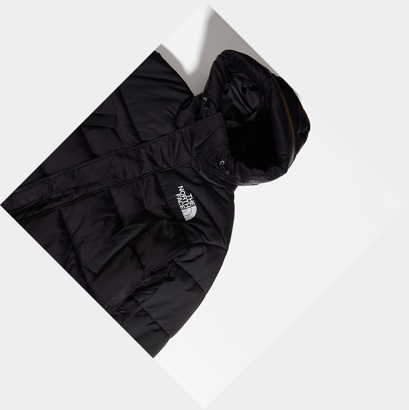 Men's The North Face Himalayan Insulated Parka Black | US386WUYE