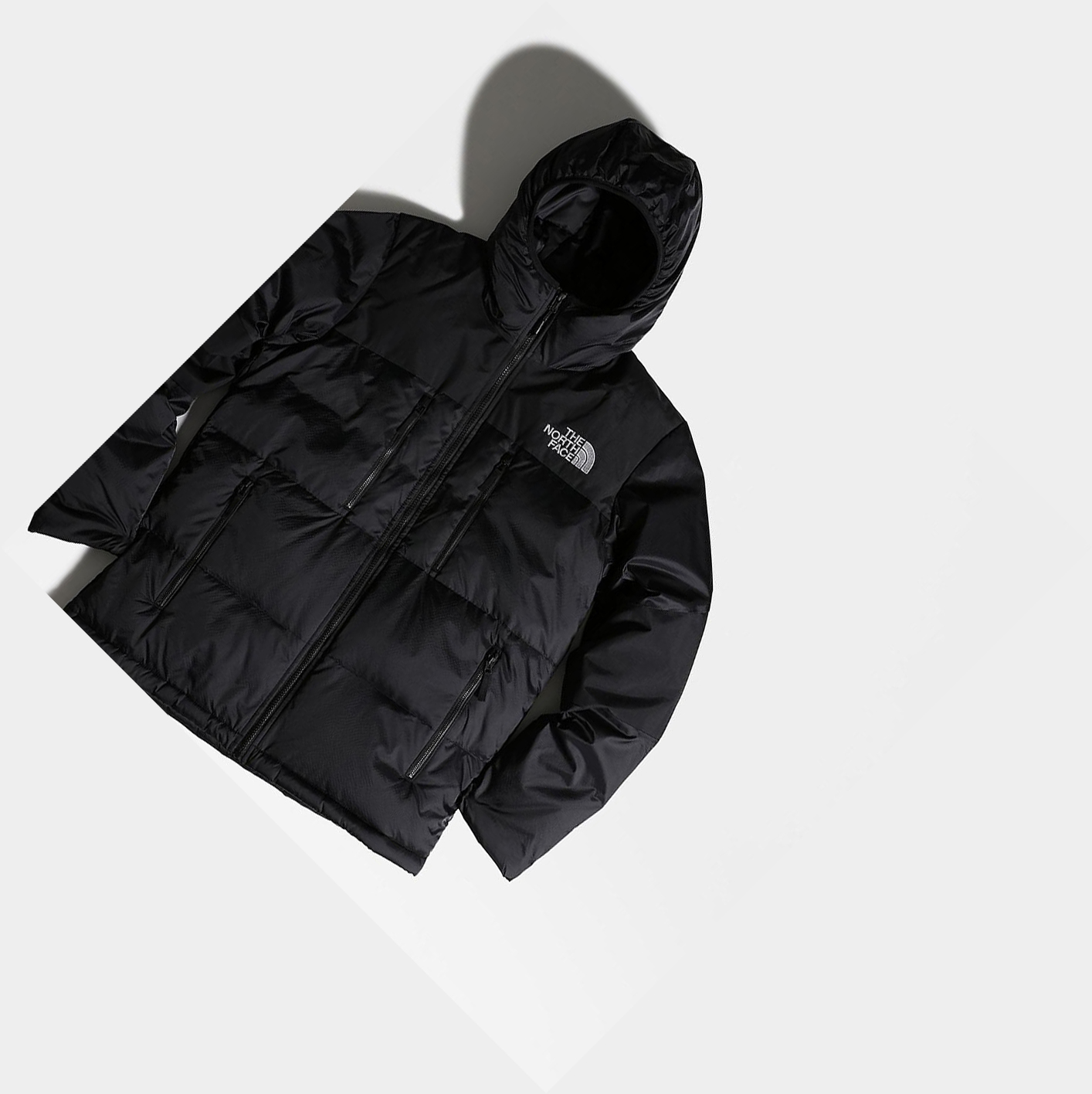 Men's The North Face Himalayan Light Down Jackets Black | US236TCIX