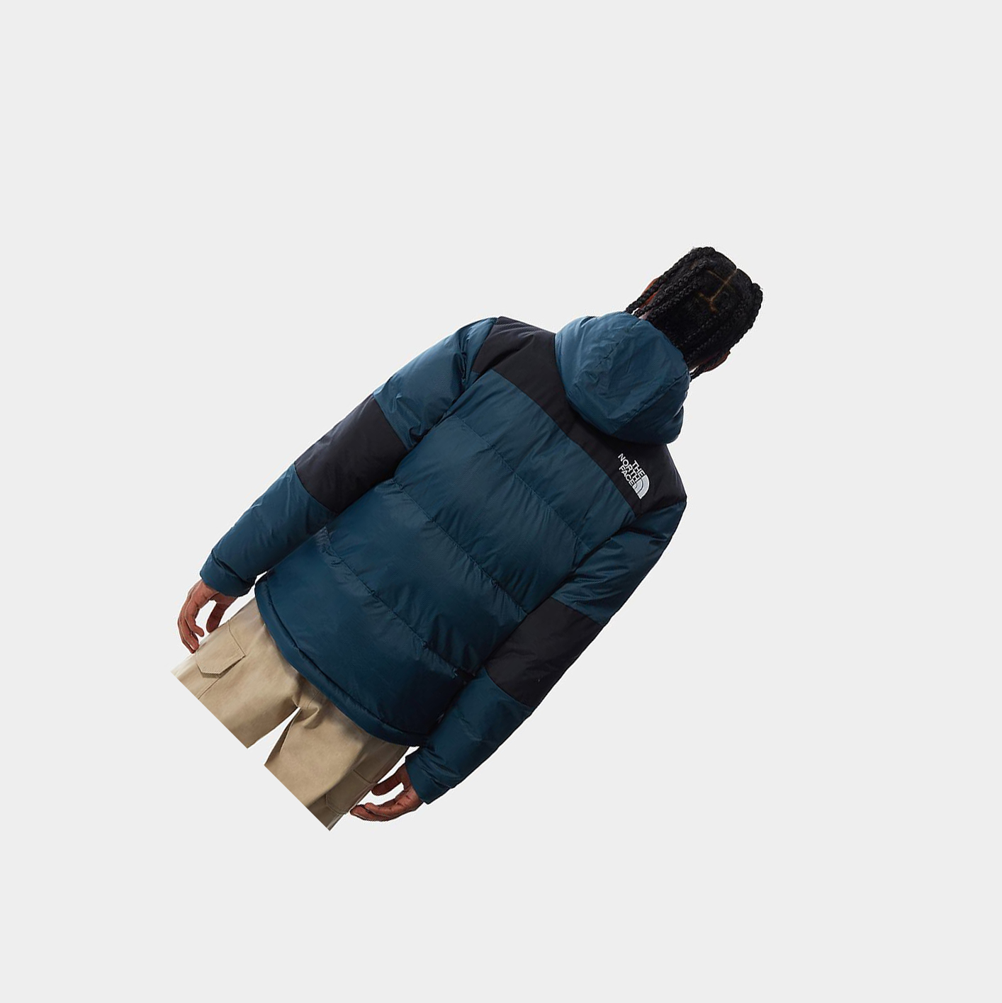 Men's The North Face Himalayan Light Down Jackets Blue | US290VRXN