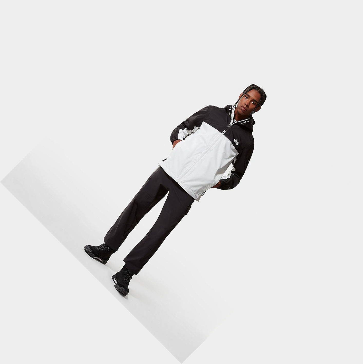 Men's The North Face MOUNTAIN Q Waterproof Jackets White | US258OSCX