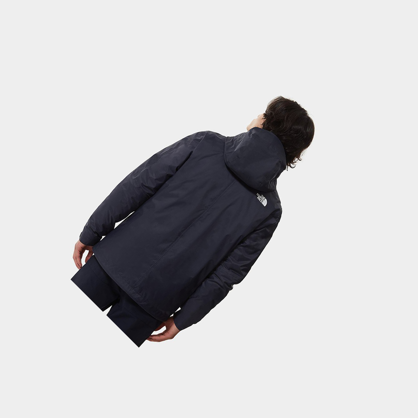 Men's The North Face New DryVent™ Down Triclimate Waterproof Jackets Navy | US052CZYQ