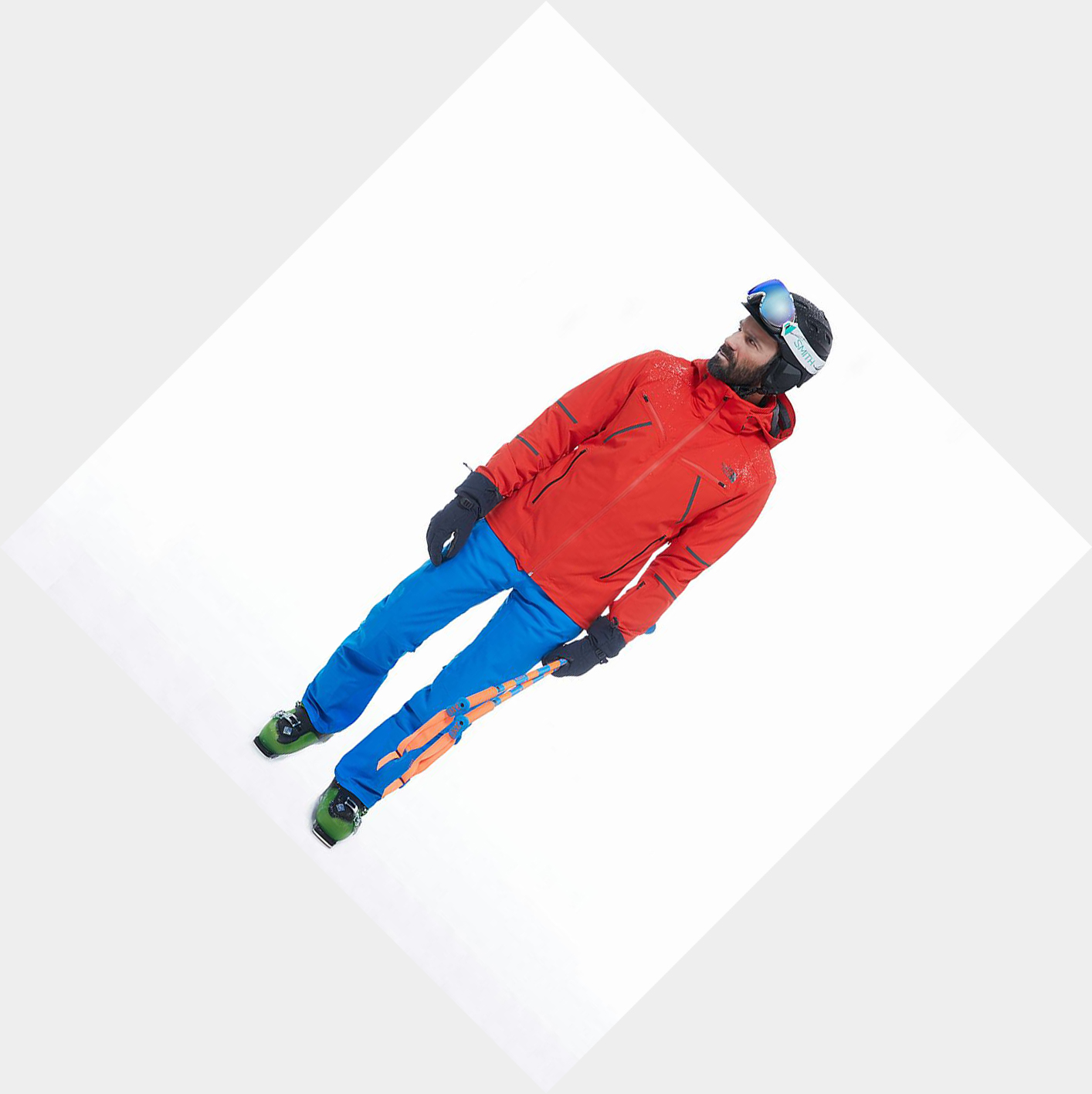 Men's The North Face Ravina Ski Pants Blue | US961RWAP
