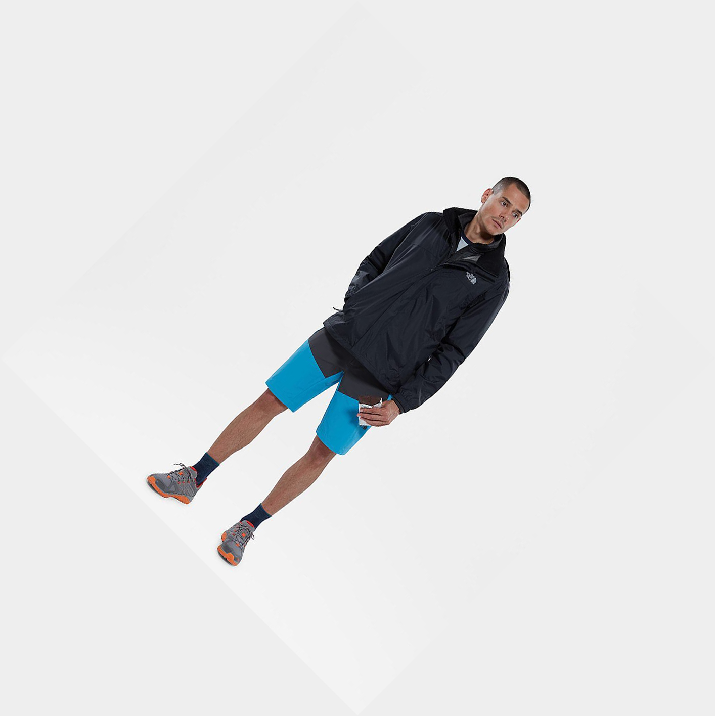 Men's The North Face Resolve Waterproof Jackets Black | US928RZDT