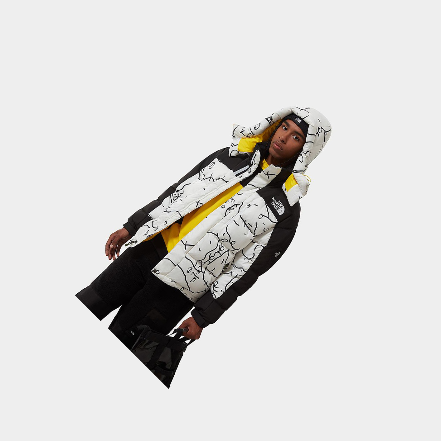 Men's The North Face SEARCH & RESCUE HIMALAYAN Down Jackets White | US820QGJZ