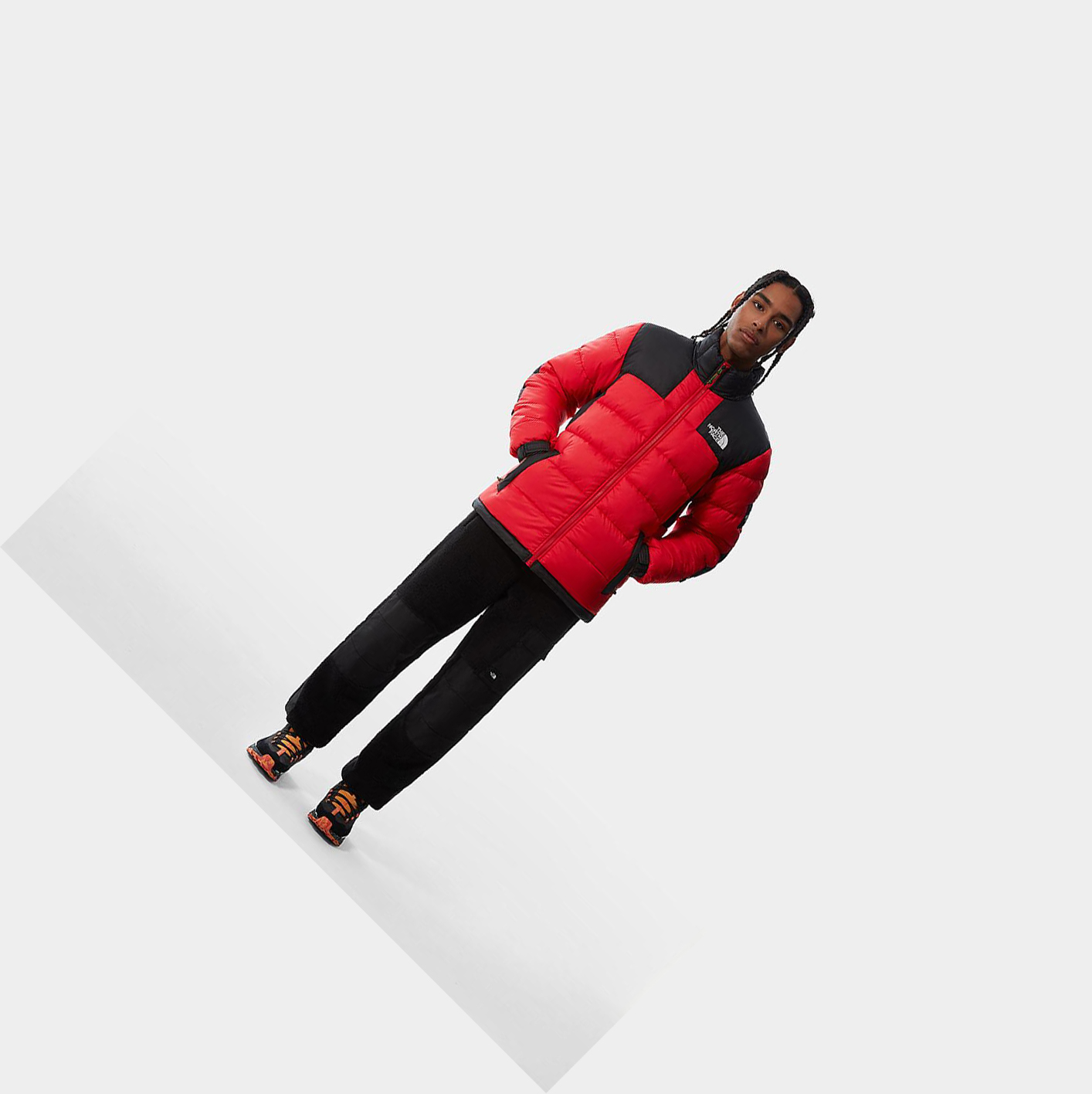 Men's The North Face SEARCH & RESCUE INSULATED Insulated Jackets Red | US296PCLY