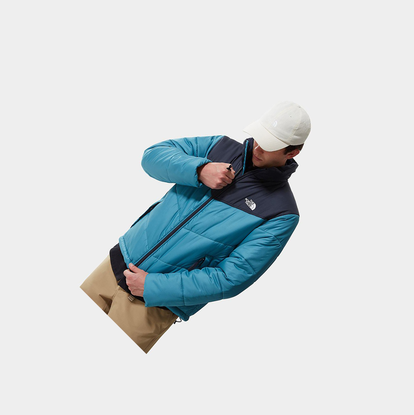 Men's The North Face Saikuru Insulated Jackets Blue Navy | US538HKMY