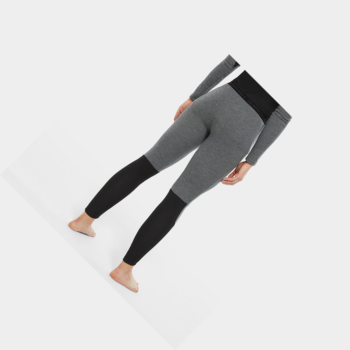 Women's The North Face Easy Pants Grey Black | US251IEOQ