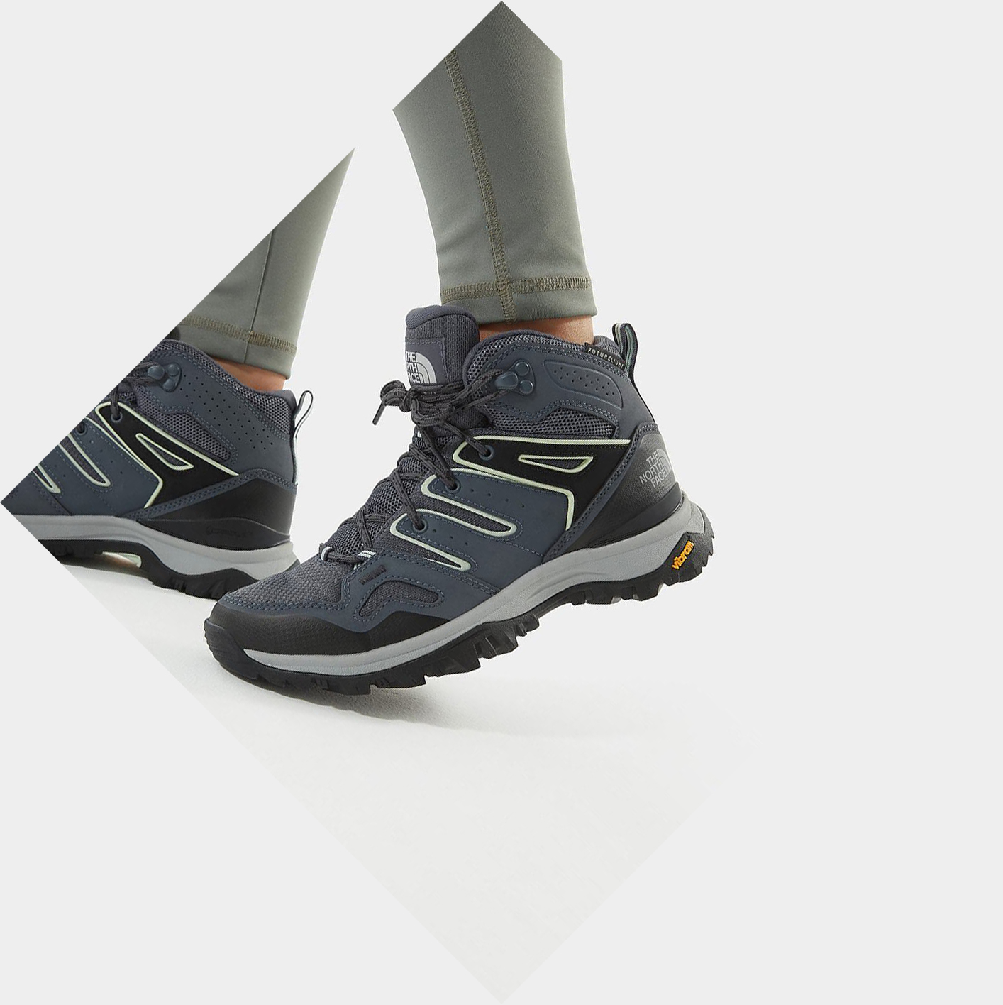 Women's The North Face HEDGEHOG FUTURELIGHT™ Hiking Boots Grey Black | US569LQKA