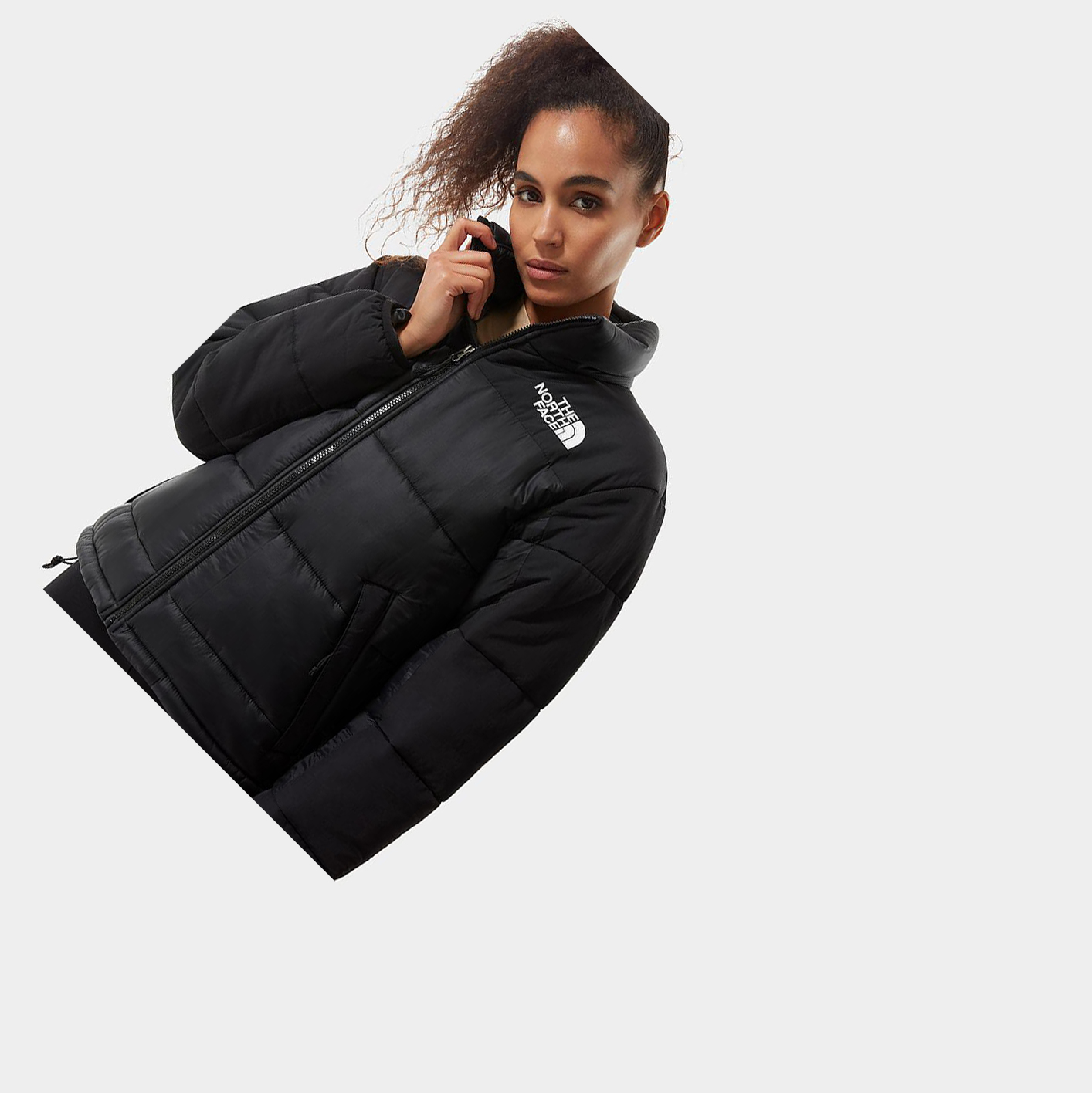 Women\'s The North Face Himalayan Insulated Insulated Jackets Black | US890ZYJC