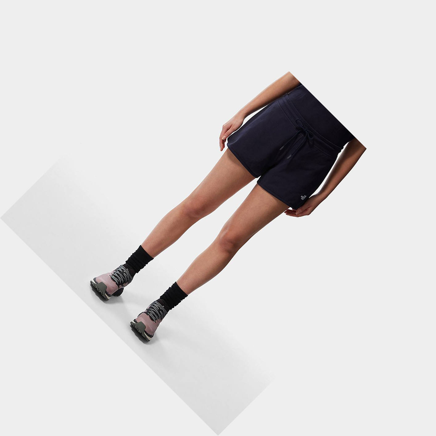 Women's The North Face Mountain Lifestyle Shorts Navy | US276SIBR