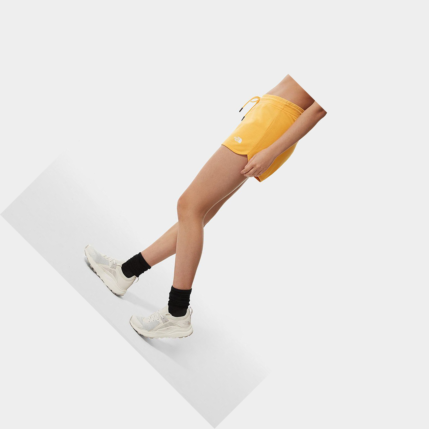 Women's The North Face Mountain Lifestyle Shorts Yellow | US875CNVH