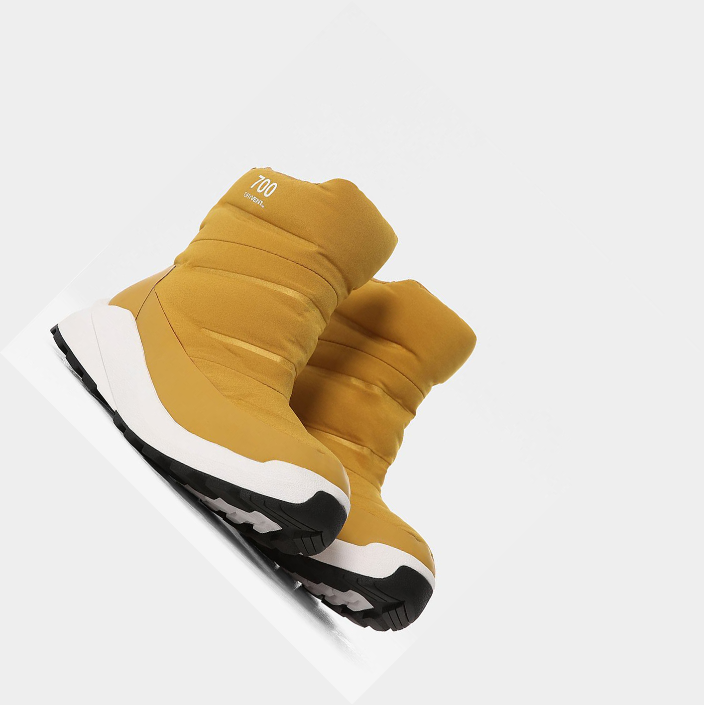 Women's The North Face Nuptse Boots II Winter Boots Yellow | US156QNTE