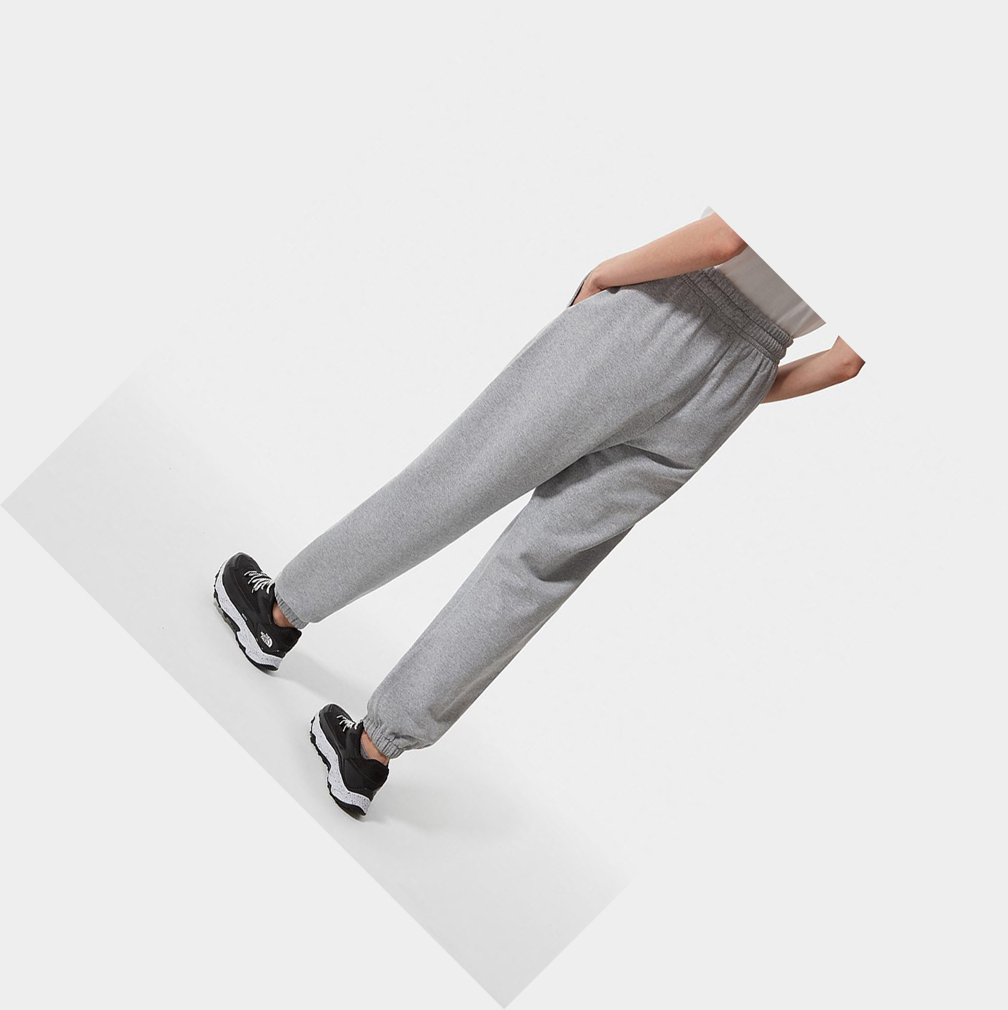 Women's The North Face Oversized Essential Joggers Light Grey | US089KNSP