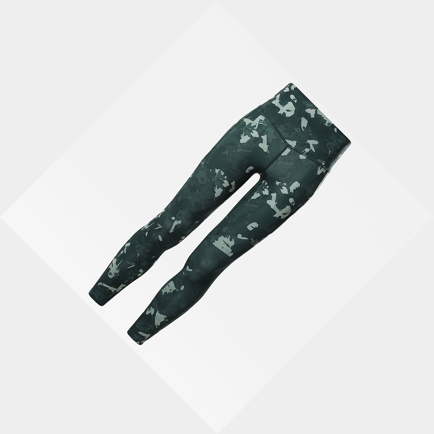 Women's The North Face Printed Motivation 7/8 Leggings Green | US960ROHB