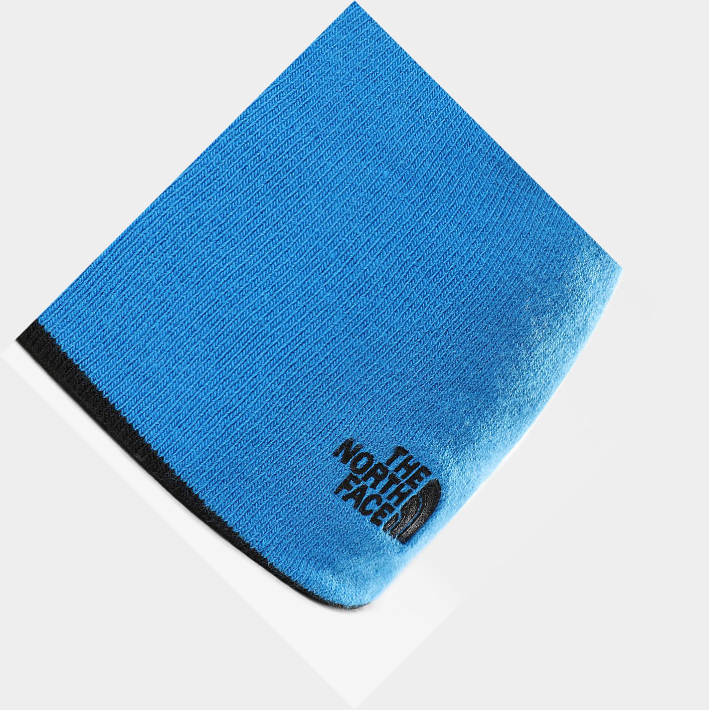 Women's The North Face Reversible TNF Banner Beanies Black Blue | US230UGMP