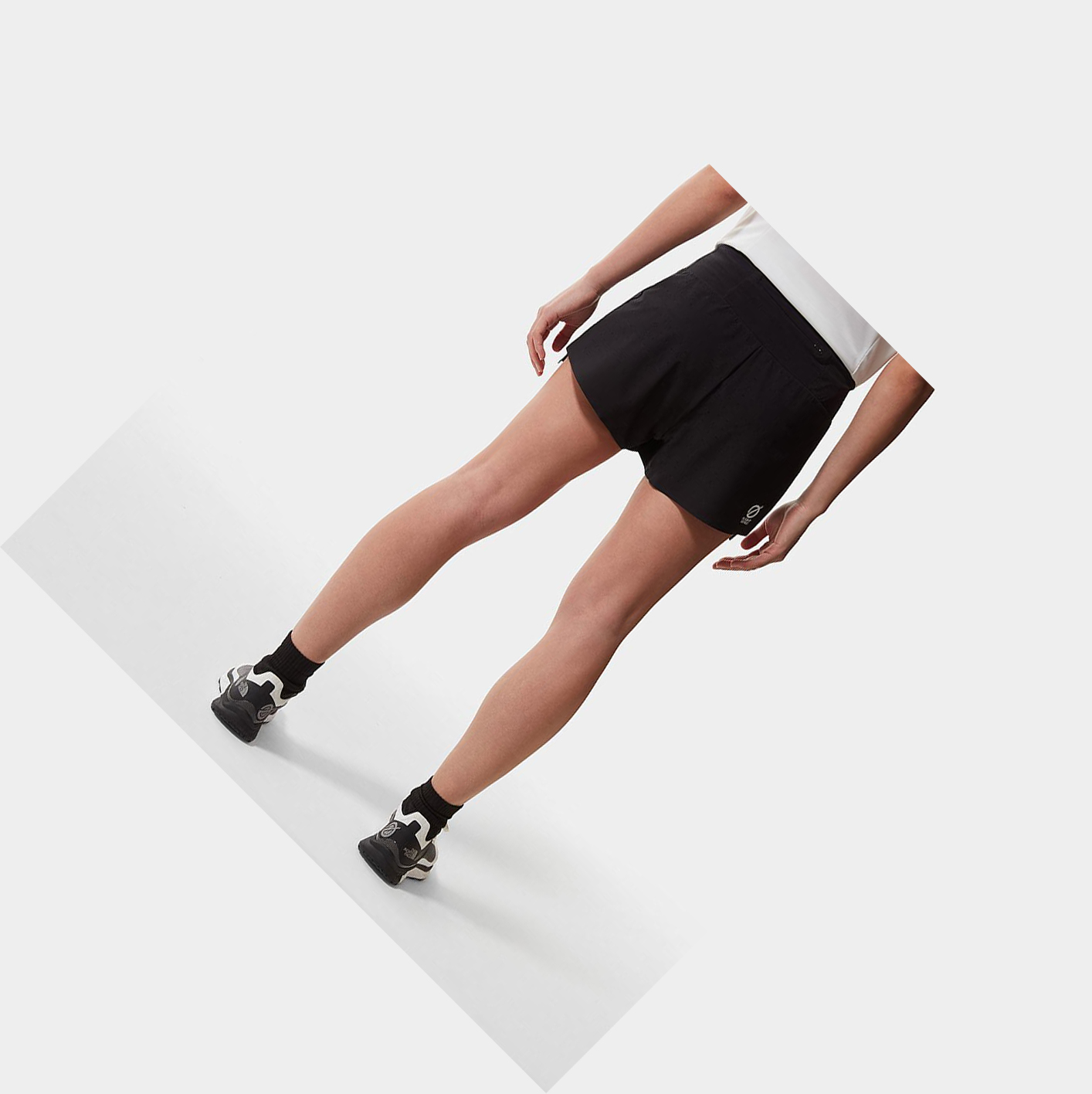 Women's The North Face STRIDELIGHT Shorts Black | US126TSPO