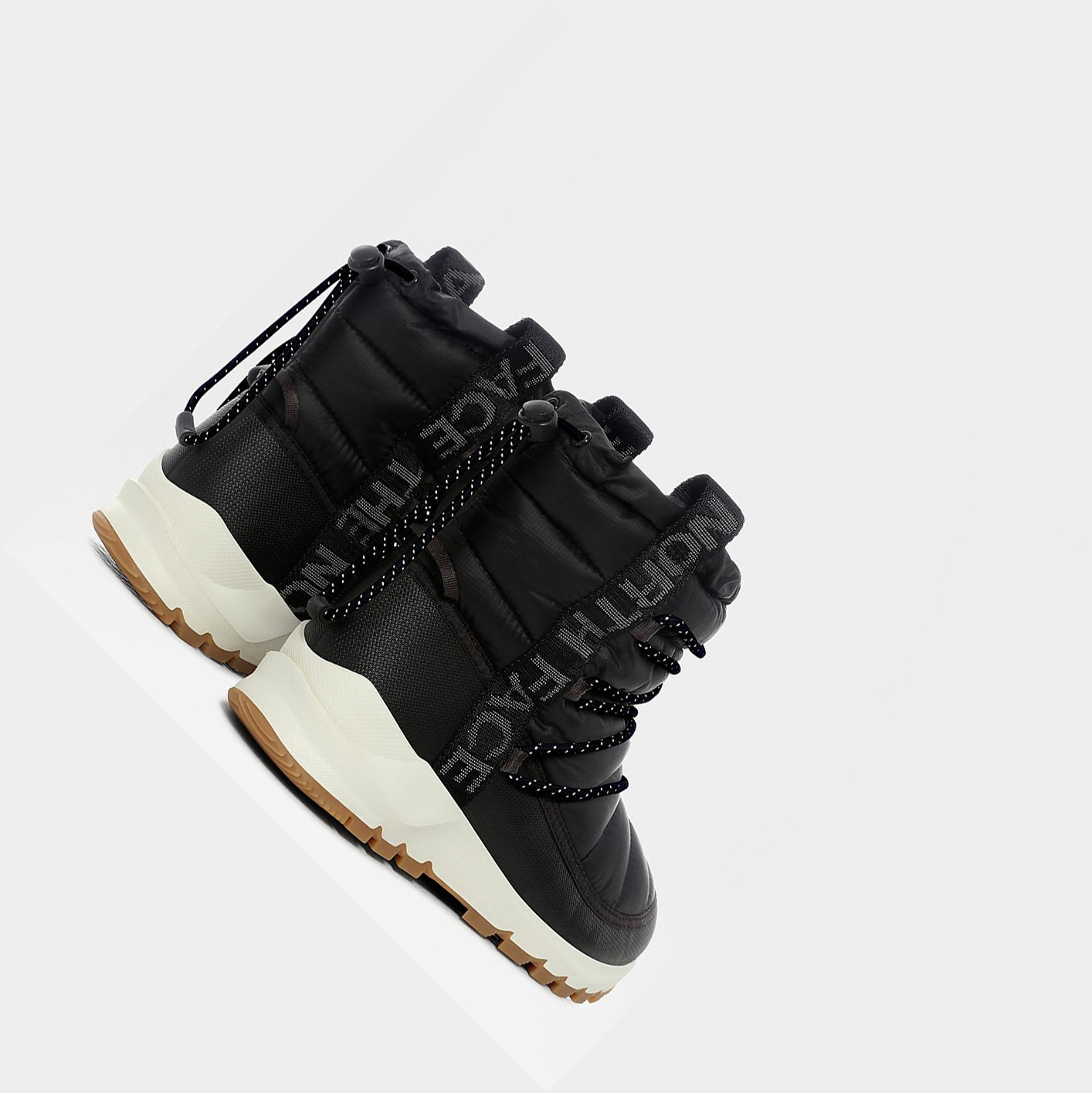 Women's The North Face THERMOBALL™ Lace-Up Boots Black White | US982UDOK