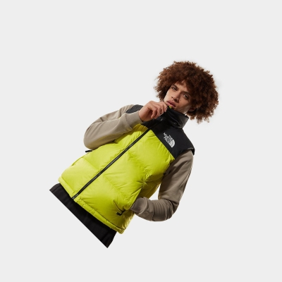 Men's The North Face 1996 Retro Nuptse Down Gilets Green | US279ODVB