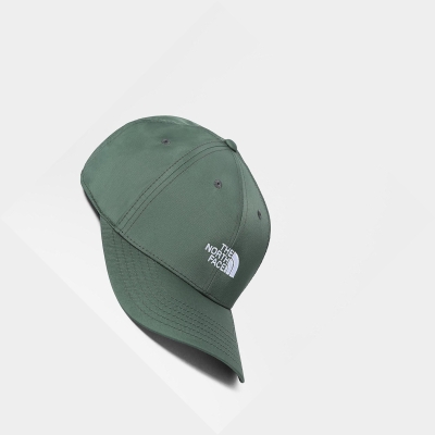 Men's The North Face 66 Classic Tech Caps Green | US601IMFK