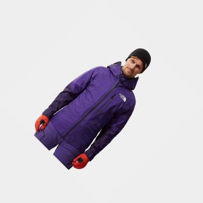 Men's The North Face AMK L5 FUTURELIGHT™ Lightweight Jackets Black Purple Pink Purple | US425SCMN