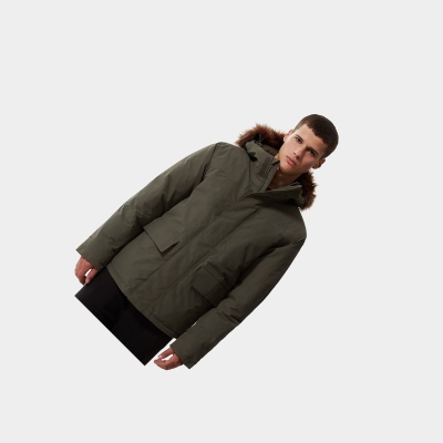 Men's The North Face ARCTIC Down Jackets Green | US764RZKG