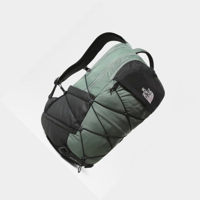 Men's The North Face BOREALIS Backpacks Green Black | US728KSZV