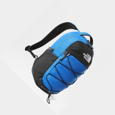 Men's The North Face BOREALIS MINI Backpacks Blue Black | US309FZRM