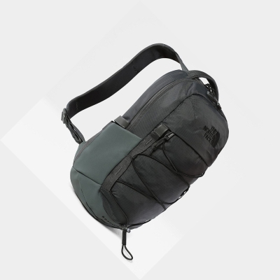 Men's The North Face BOREALIS MINI Backpacks Grey Black | US812FASU