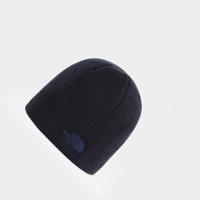 Men's The North Face Bones Recycled Beanies Navy | US913PJKI