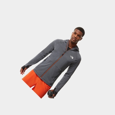 Men's The North Face CIRCADIAN FLEECE Sweatshirt Grey | US841HQPL