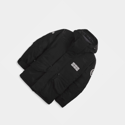 Men's The North Face CTAE EXPEDITION Parka Jackets Black | US281FHUK