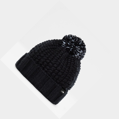 Men's The North Face Cosy Chunky Beanies Black | US746YVBO