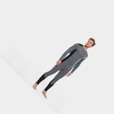 Men's The North Face Easy Tight Grey Black | US941SIPD