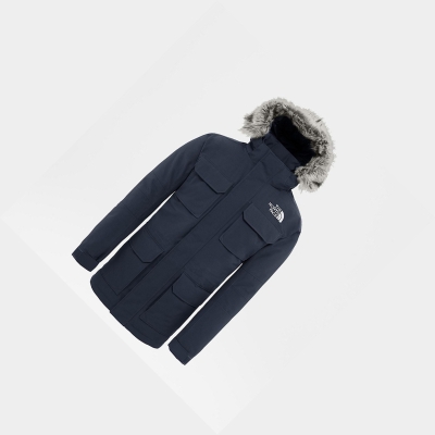 Men's The North Face El Norte Insulated Jackets Navy White | US607XKFZ