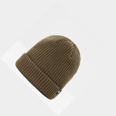 Men's The North Face FISHERMAN Beanies Olive | US325HYBV