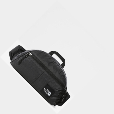 Men's The North Face Flyweight Bum Bag Grey Black | US845RKNF